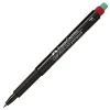 ปากกาเขียนแผ่นใสลบไม่ได้ 0.6มม. 4แถม1 (F) Faber-Castell