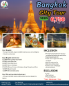 Bangkok City Tour 3Days 2Nights