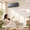 แอร์ติดผนัง Inverter LG ARTCOOL กระจกสีดำ พร้อม AI Air และ Wi-Fi