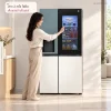 ตู้เย็น Instaview Side by Side 22.4 คิว GC-X257CMEW Smart Inverter Compressor™