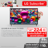 ทีวี LG UHD AI UA84 4K Smart TV 2025