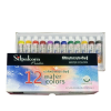สีน้ำ ชุด12 สี ขนาด 12 มล.Silpakorn Pradit