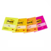 กระดาษโน้ต รุ่น 654-24ASST คละสีนีออน ขนาด 3x3 นิ้ว 3M Post-it