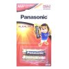 ถ่านอัลคาไลน์ รุ่น LR03T/2B สีดำ ขนาด AAA (แพ็ค 2 ก้อน) PANASONIC