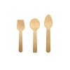 ช้อนไม้ไอศกรีมสั้น (Wooden Spoon)