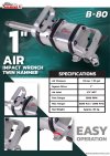 1  inch Air impact wrench with specification