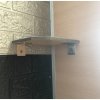 L-shaped bathroom wall bracket, genuine stainless steel (The toilet)