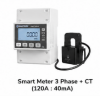 Smart Meter 3Phase พร้อม CT 120A:40ma (กันย้อน 3 เฟส)