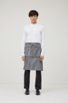 Baker Half Body Grey Stripe Apron