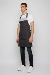 Henry Grey / Black Bib Apron