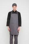 Greg Grey Adjustable Neck Strap Bib Apron
