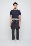 Henry Grey / Black Waist Apron