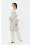 Combini Bib Apron - stone