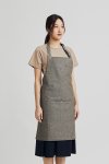 Combini Bib Apron - Green Olive