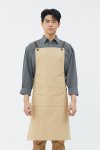 Bay sand Cross-Tie Strap Bib Apron