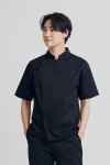 Jeff White Zipper Shortsleeves Chef Jacket