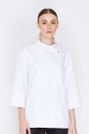 Jane White Women Chef Jacket with Press Buttons
