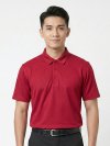 Polyester dri-fit polo shirts col.Red