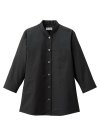 Women 3/4 Sleeves Stand Collar Shirts