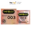 Onetouch ถุงยางอนามัย วันทัช 003 ไซส์ 49 มม. ขนาดเล็ก กระชับ ชนิดเรียบ บาง ( จำนวน 2 ชิ้น )