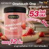 Onetouch ONE ถุงยางอนามัย Strawberry Cheesecake เนื้อถุงยางสีชมพู ชนิดเรียบ บาง ไซส์ 53 มม. 12 ชิ้น