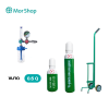 steel oxygen tank size For patients 0.5 Q. with equipment for use