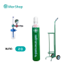 steel oxygen tank For patients, size 2.0 Q. with equipment