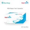 FOB Rapld Test Cassette ชุดตรวจคัดกรองมะเร็งลำใส้ด้วยอุจจาระ ยี่ห้อ ExacTest (25Test/กล่อง)