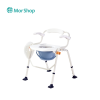 Fasicare shower chair with potty seat Can be straddle toilet, model W-09