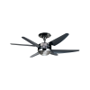พัดลมโคมไฟ ใบพัด ABS รุ่น V6-GM+RC สีดำ ขนาด 56 นิ้ว