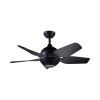 พัดลมเพดาน ใบพัดABS รุ่น CT40505-LED-BK ขนาด 40 นิ้ว สีดำด้าน