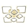 Ceiling Lamp MODEL 04-CL-19615-4+4 LED (LED 115W) White SKU 04-CL-19615-4+4 LED