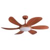 พัดลมโคมไฟ ใบพัด ABS รุ่น S-14 ขนาด 46 นิ้ว สีลายไม้