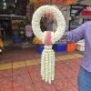 พวงมาลัยพุดเล็กรัดข้อดอกลักพิกุลอุบะดอกลักสีขาวล้วน