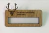 Name tag-Wood