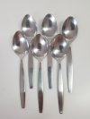 Stainless steel spoon and fork