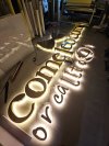 3D stainless steel letter light sign