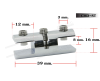 Bracket for plate thickness 4-8 mm.