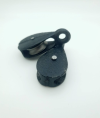 Black steel pulley, rope pulley, steel pulley 1.1/4 inches