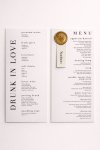 Custom Seal Menu Card