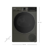 HITACHI เครื่องอบผ้าฝาหน้า 10KG. รุ่น TD100XFVEM