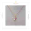 Lotus Blossom Ruby Necklace