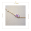 Lotus Blossom Pink Sapphire Bracelet