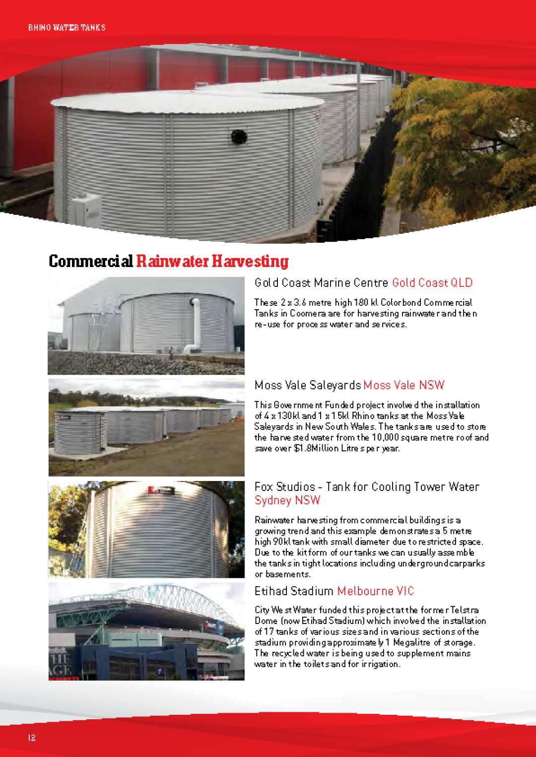 Kingspan Rhino Commercial Tank Catalog by colorroof