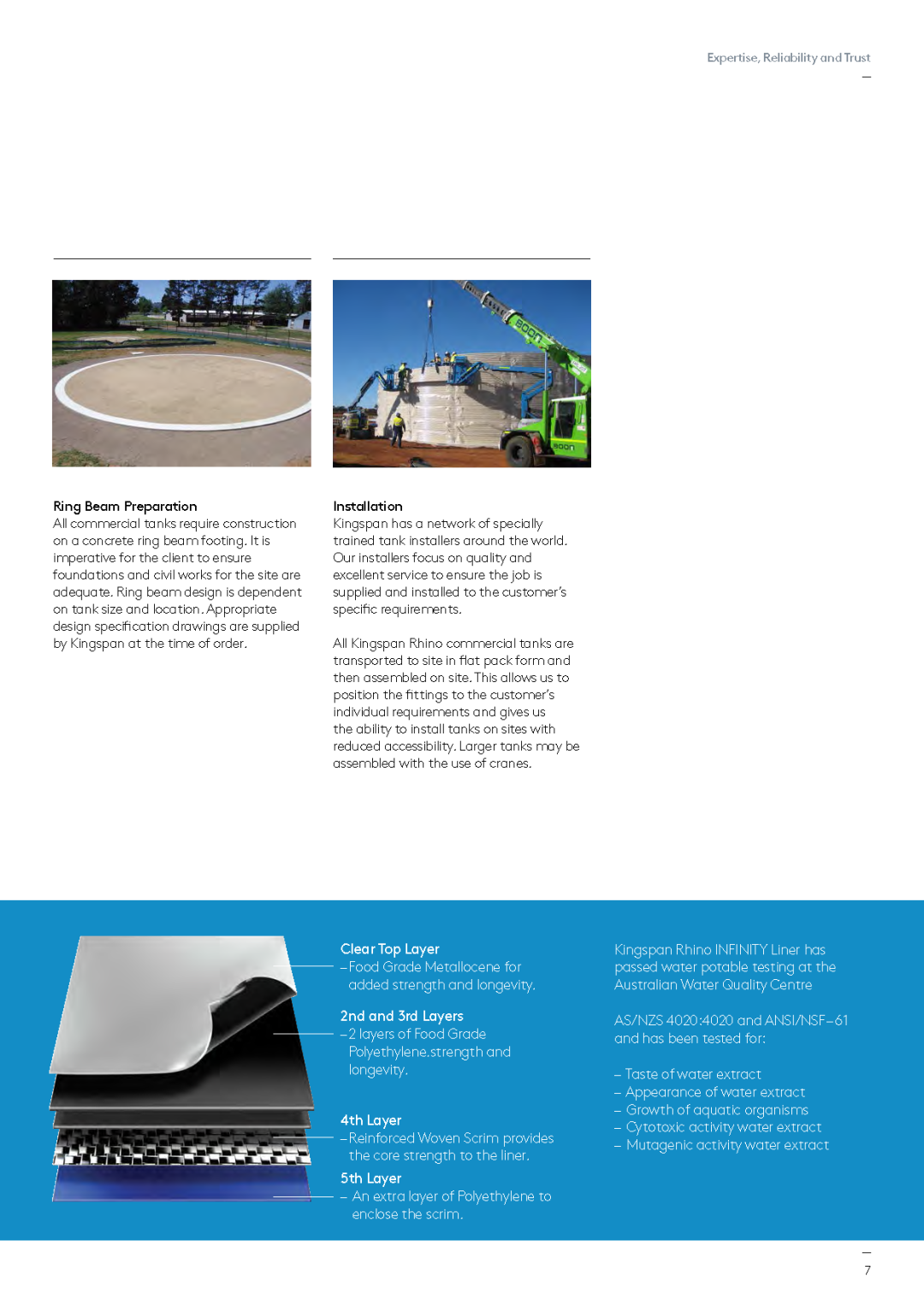Kingspan Rhino Commercial Tank Catalog by colorroof