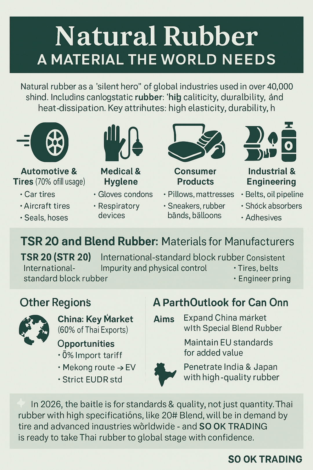 Thai Rubber Export Outlook 2026 & Global Rubber Trends: Standards ...