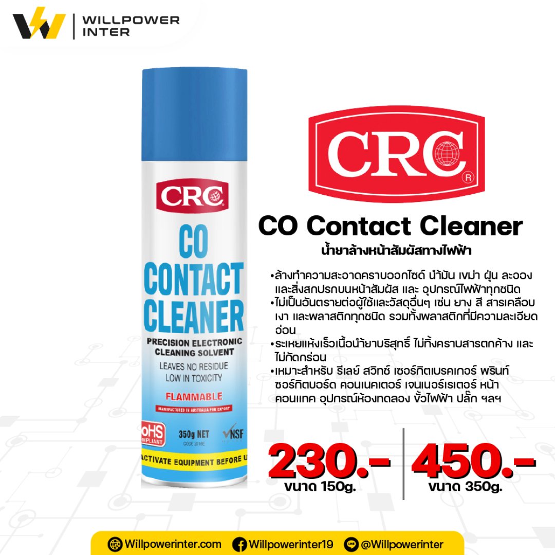 ดูแลปลั๊กไฟหลังน้ำลด ปลอดภัยง่ายๆ ด้วย CO Contact Cleaner