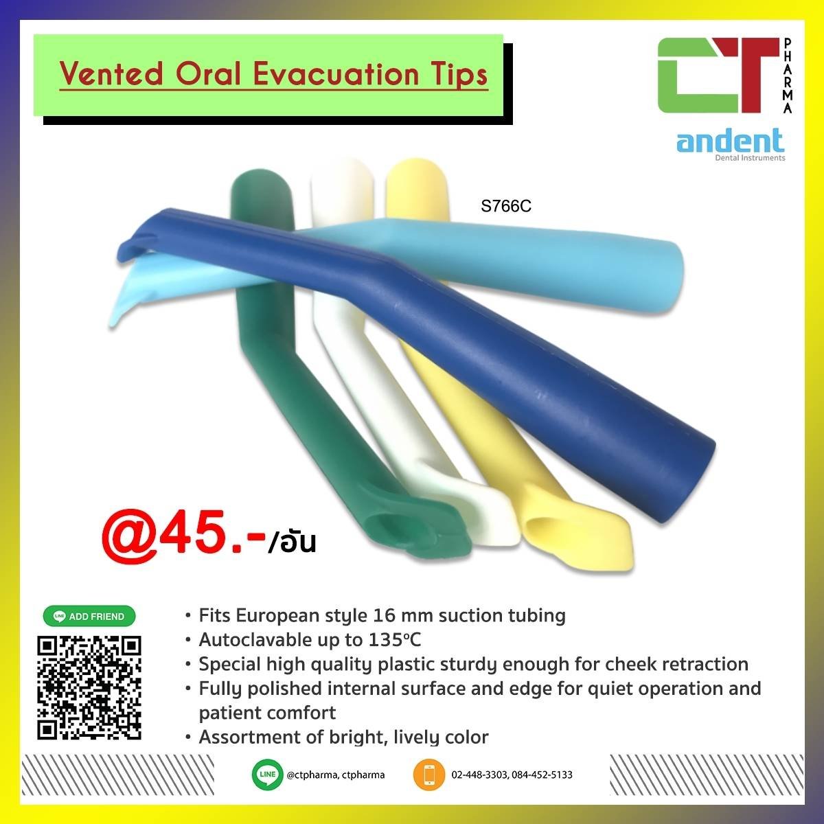 Vented Oral Evacuation Tips - Ctpharma-group