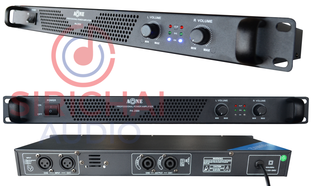 เพาเวอร์ AONE รุ่น PA2000 - sirichaiaudio
