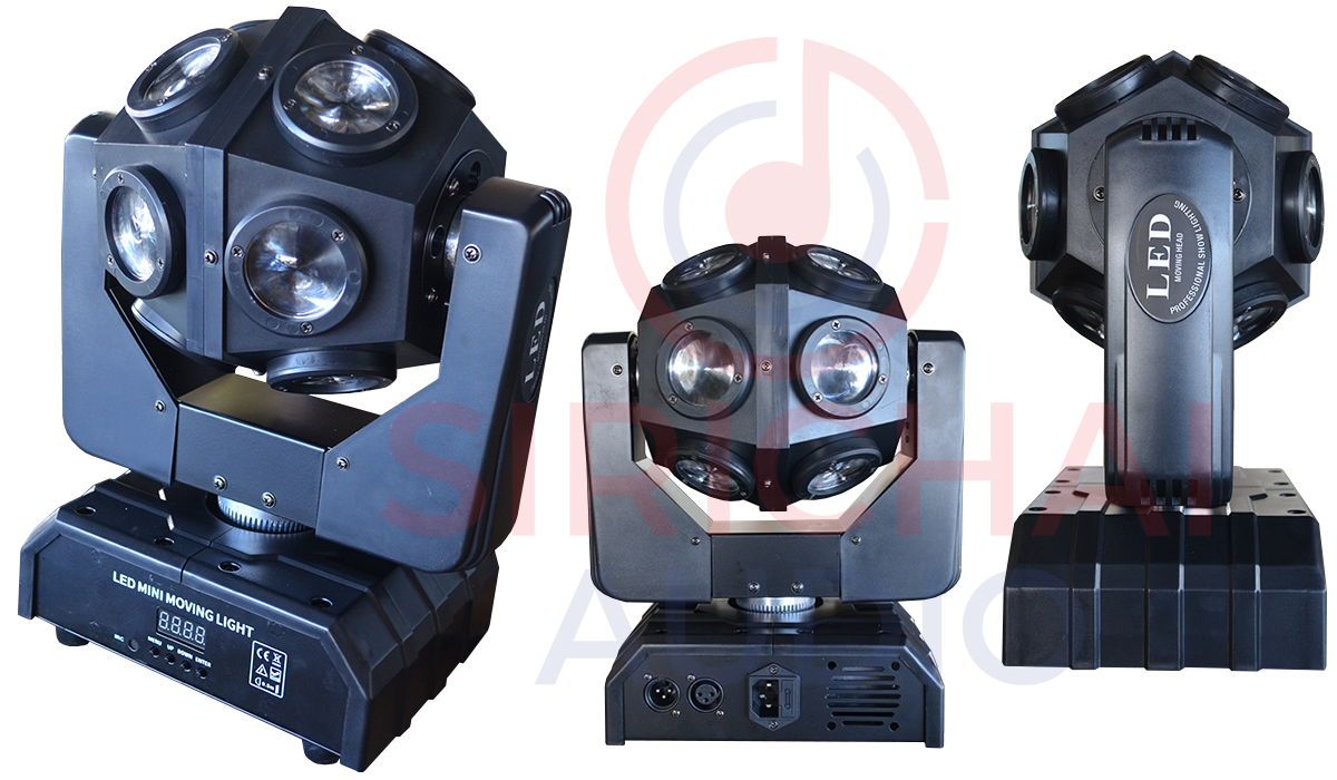 ไฟบอล Disco Ball LED Laser Moving Head Light sirichaiaudio